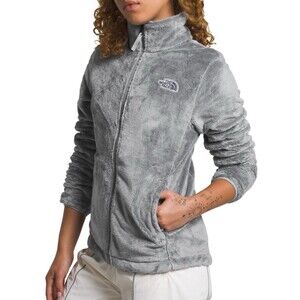 THE NORTH FACE Women's Osito Full Zip Fleece Jacket Meld Grey, Small W Pink Ribb